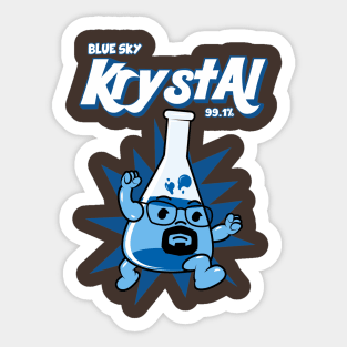 Blue Sky Krystal Sticker